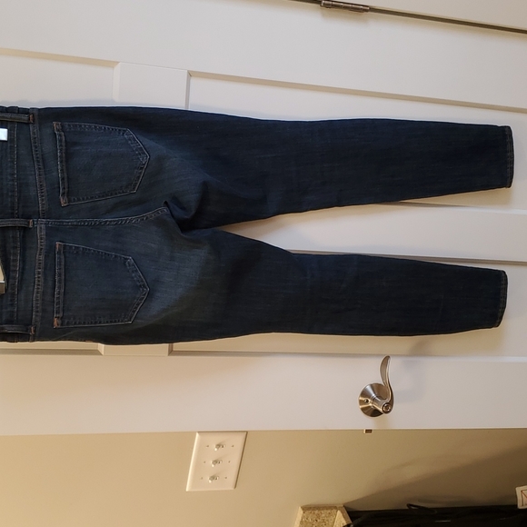 GAP Legging Jeans Sz 6/28 Dark/Medium Wash - Picture 6 of 8